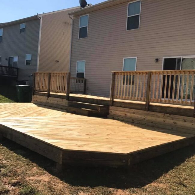 Custom Deck Installation by Ubaldo Construction