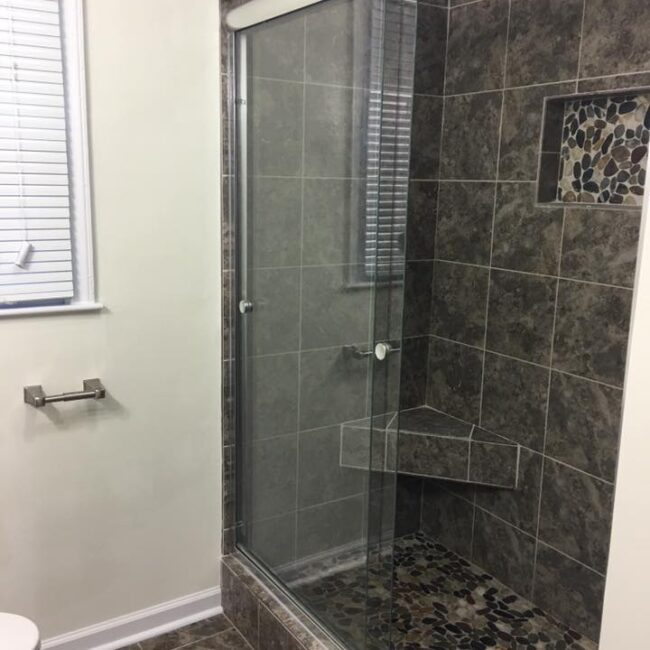 Ubaldo Construction custom bath renovations with custom tile