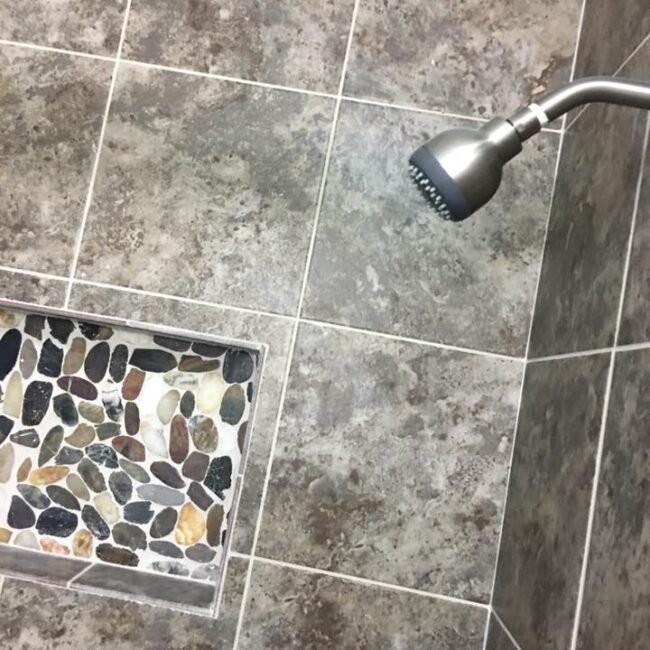 Ubaldo Construction custom bath renovations with custom tile